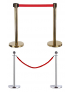 Belt or Rope crowd control (queue) barrier PROMO Sets