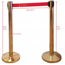 Set of 2 Gold Queuing...